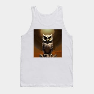 Owl of Athena Tank Top